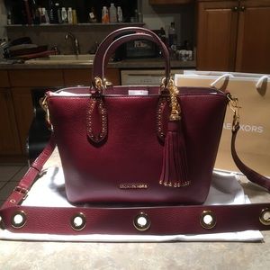 michael kors brooklyn oxblood